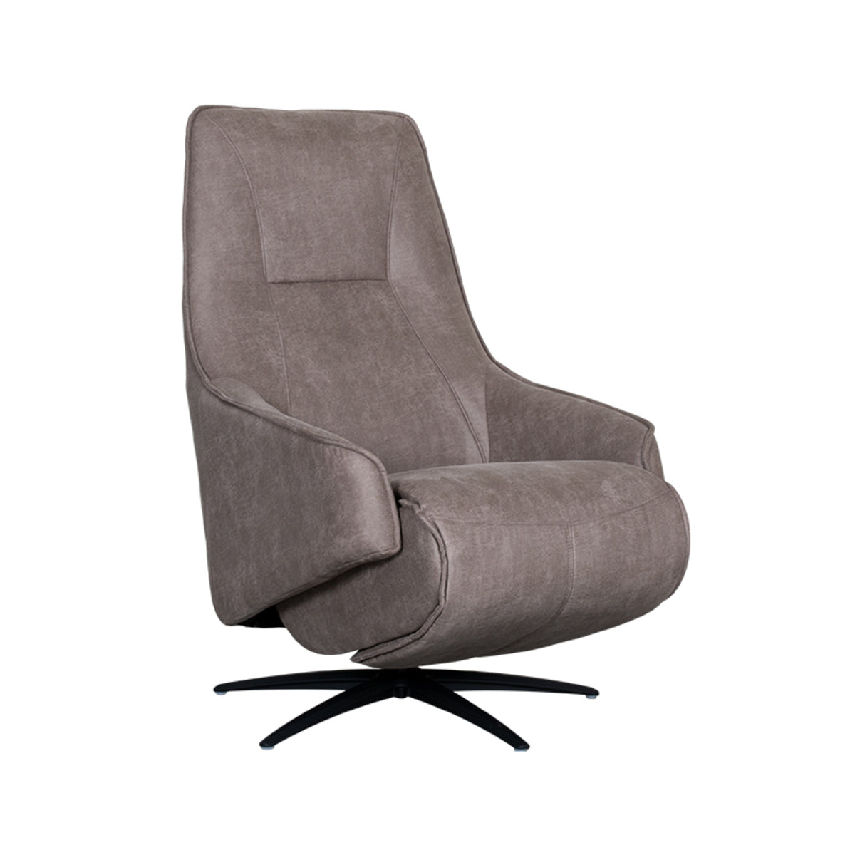 LABEL51 Fauteuil Odense - Taupe - Micro Suede